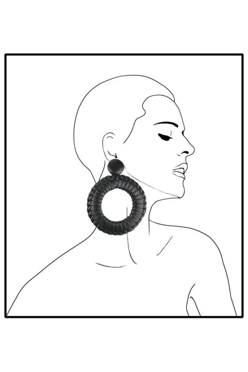 Créoles Tressage taille L – Image 4