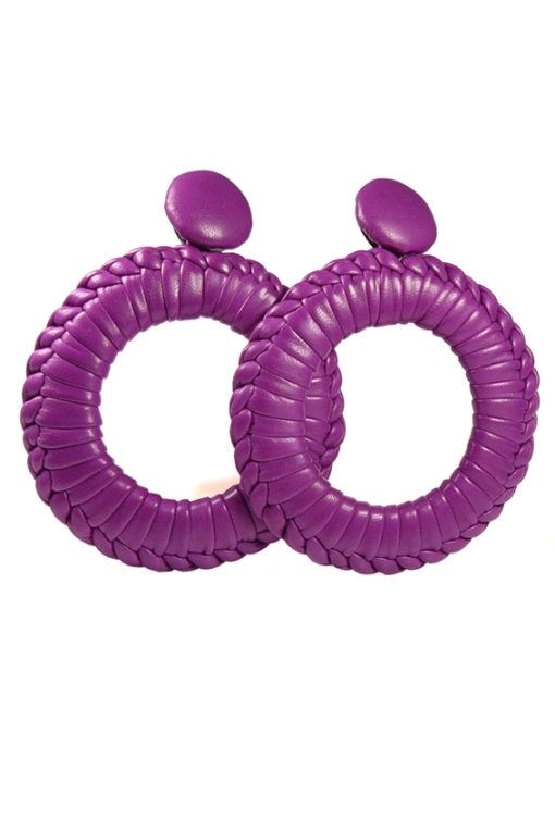 Créoles Tressage taille L – Image 2