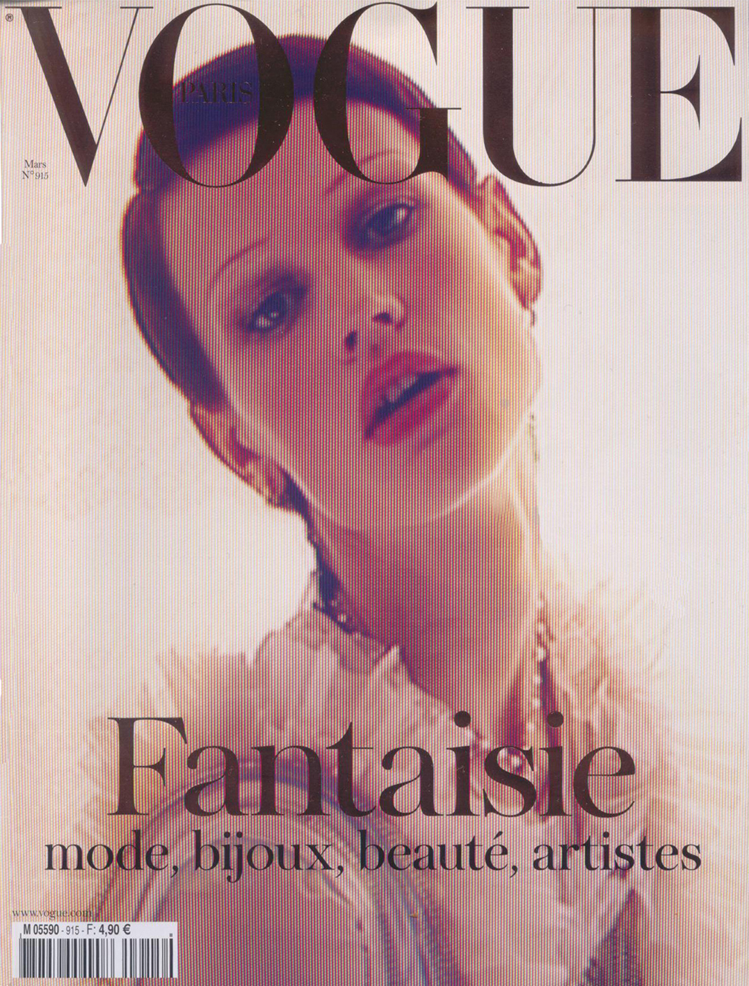 couverture de Vogue dans lequel sont parues les créations de Fabien Ifirès.