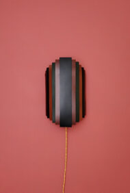 Atelier Fabien Ifires Paris - applique art deco cuir trois couleurs - 100% made in France