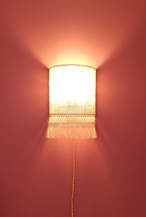 Atelier Fabien Ifires Paris - applique toile de jute fils tirés - 100% made in France